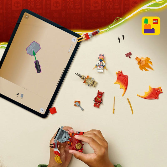 LEGO NINJAGO PACHET DE LUPTA CU ROBOTUL DRAGON AL LUI - Imagine 5