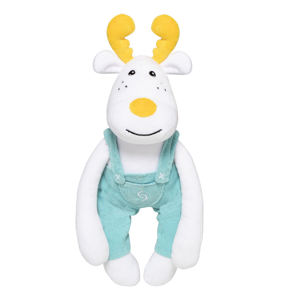Jucarie ren de plus pentru copii, Skiddou, 30 cm - Imagine 5