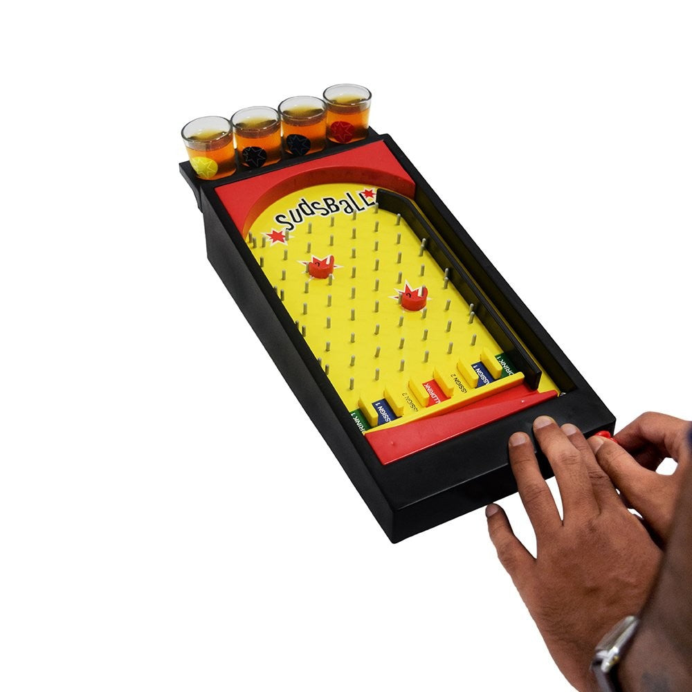 Joc Pinball cu Pahare Shoturi Flippy, Galben, 40x17.7 cm - Default Title (5) [ps:22545825-6f05-4150-99a4-33f2cff4d272]