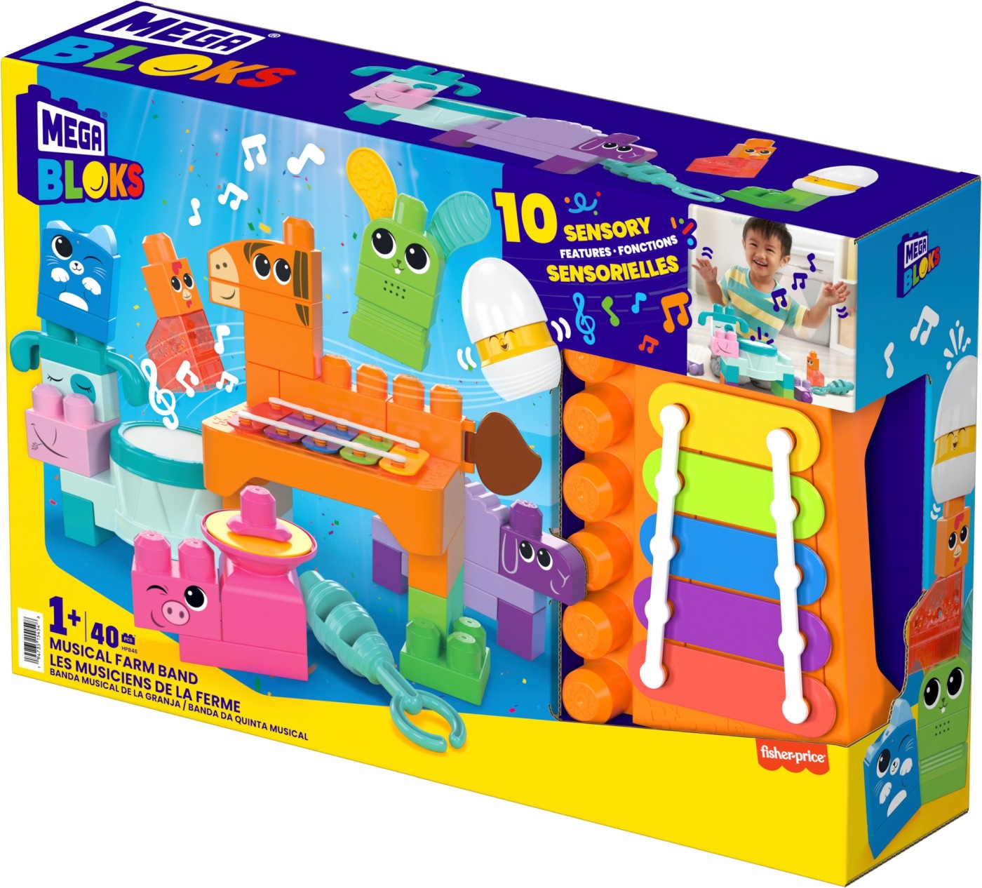 MEGA BLOKS SET DE CONSTRUCTIE 40 PIESE [ps:c01c1f57-6ea7-455b-9e1e-6fb29bb6f35e]