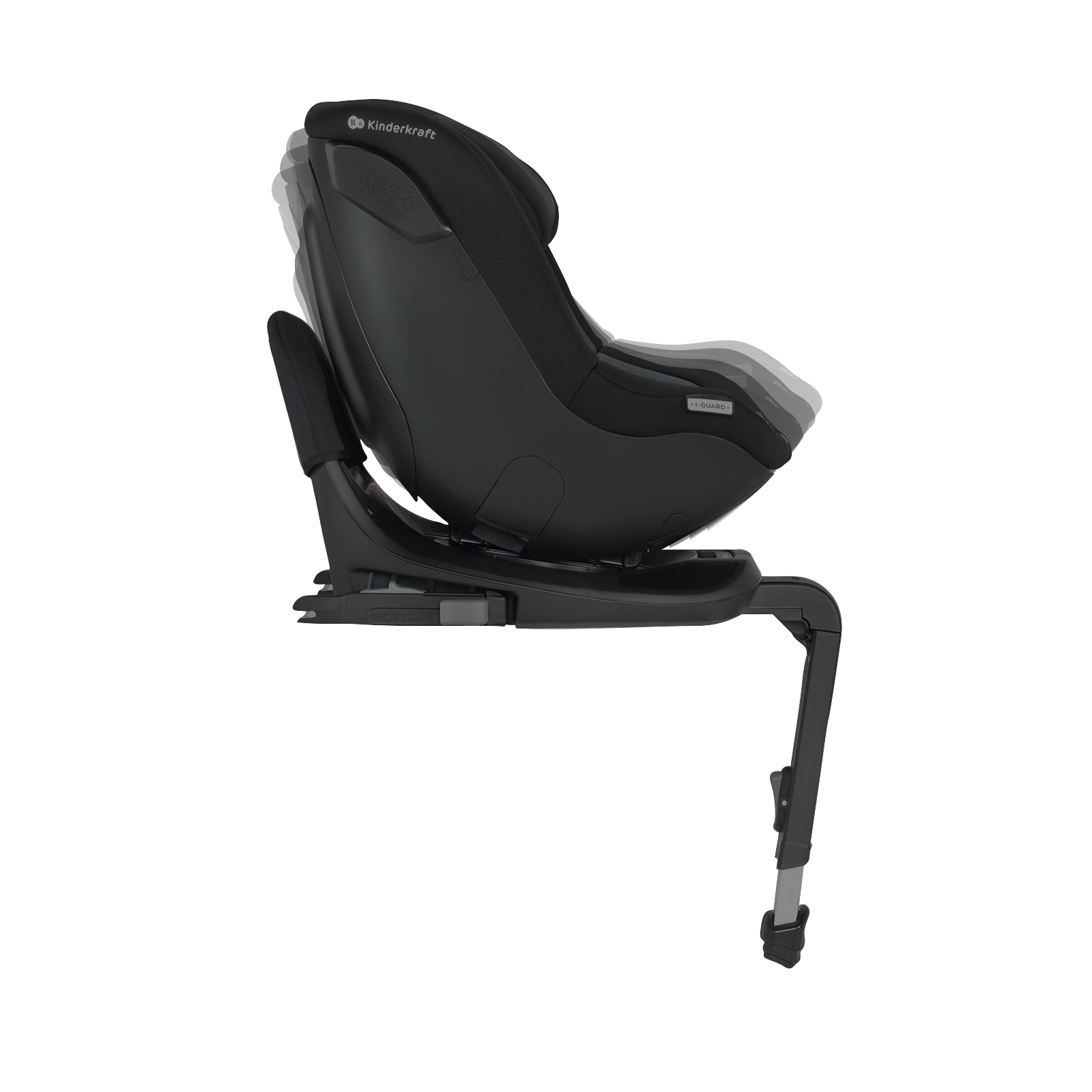 SCAUN AUTO KINDERKRAFT I-GUARD I-SIZE 40-105 CM, BLACK [ps:19138ff2-d056-435b-b8c5-8d6796d660dc]
