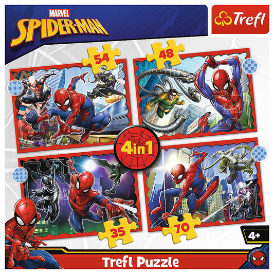PUZZLE TREFL 4IN1 SPIDERMAN - EROUL SPIDERMAN - Default Title (5) [ps:d57b6b74-44d3-44aa-960e-53a2031706f0]
