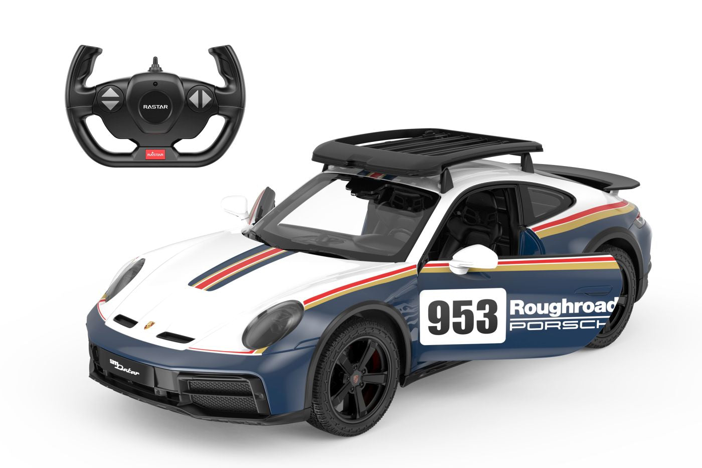 MASINA CU TELECOMANDA PORSCHE 911 DAKAR SCARA 1 LA 14 Rastar - Imagine 2 [ps:c3aad037-12bd-4266-815b-06e897e1581f]