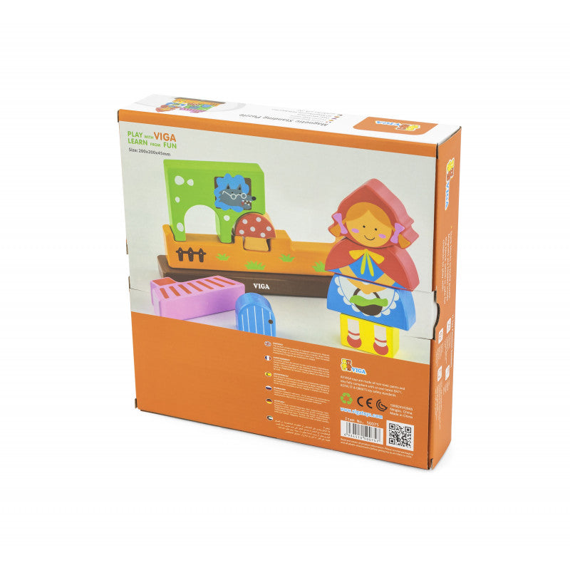 Puzzle magnetic Scufita Rosie, Viga [ps:05fabc39-37a2-4bb2-a7f0-c3baeb0defc0]