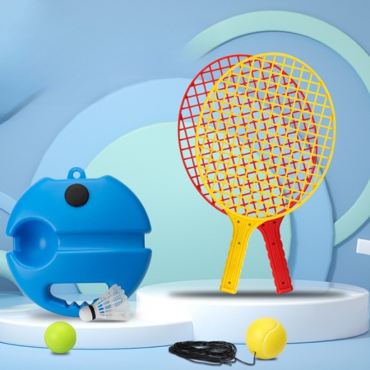 Set Badminton Copii Flippy, 2 Palete și Mingi, Albastru - Rosu Galben (5) [ps:e8de75eb-4a6e-4ab7-a963-ce6c5cf78dd9]