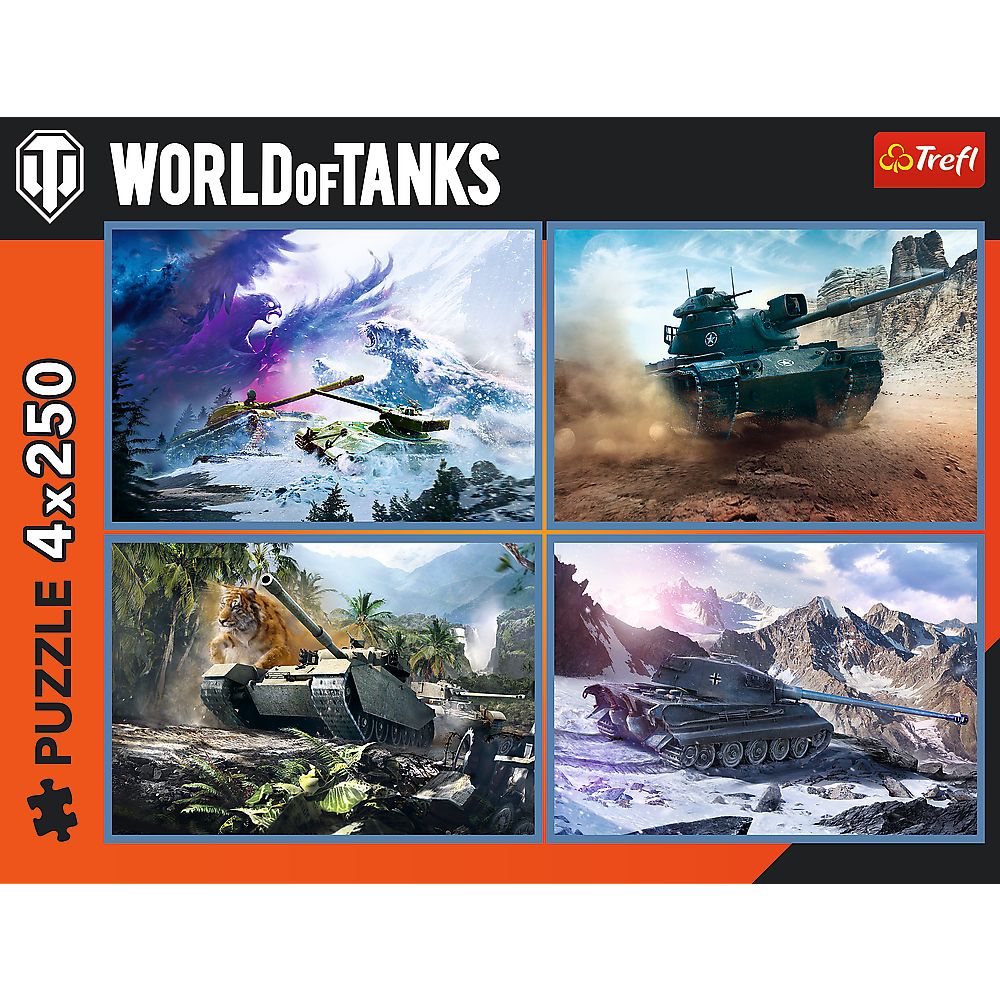 PUZZLE TREFL 4X250 WORLD OF TANKS BATALIE GROZAVA CU TANCURI - Imagine 6 [ps:312ab3d3-cfa4-4858-896e-3fbc4390ebfd]