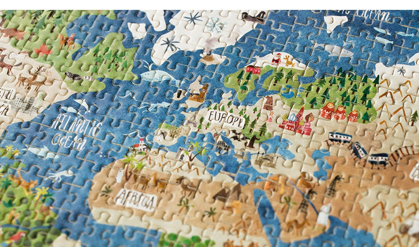 Micro puzzle 600 piese Continente, Londji - Imagine 2 [ps:6d1df500-14ad-4fac-bbe3-95eda7a67a52]