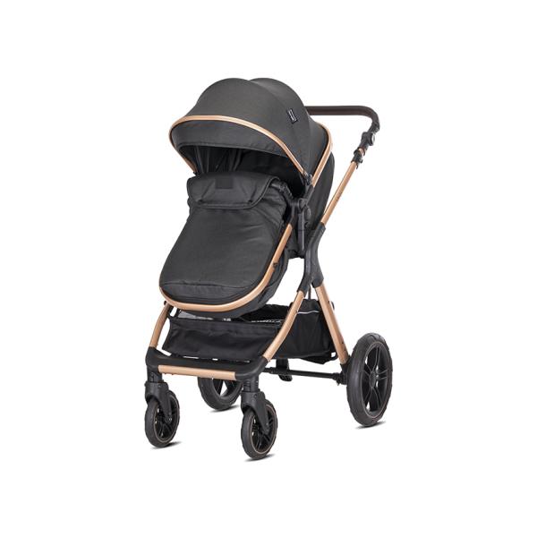 Set Cărucior 3în1 Lorelli Viola, Coș Auto Spirit, Negru - Black (5) [ps:ca536978-5eb8-4dff-a5ad-01cabcc2d220]