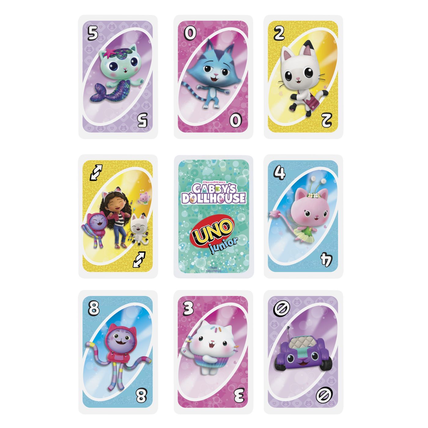 JOC DE CARTI UNO JUNIOR GABBYS DOLLHOUSE Mattel - Imagine 5