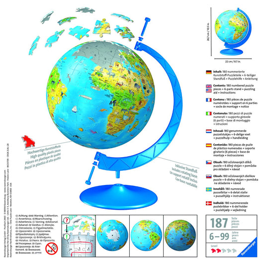 Puzzle 3D Globul Pământesc Ravensburger - Educațional - Default Title (5) [ps:9dfccc89-e730-4dc9-bc9a-dba13e846931]