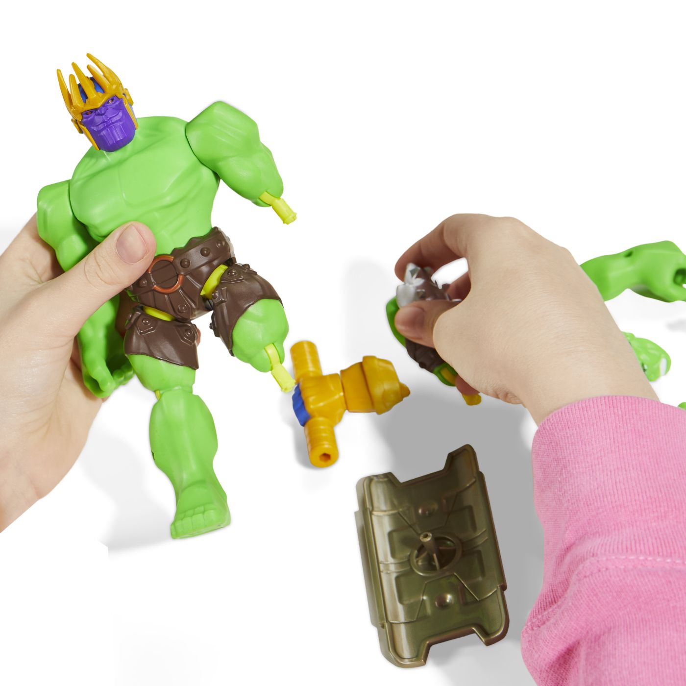 MARVEL AVENGERS MIX MASHERS SET FIGURINA HULK 12CM SI - Imagine 7 [ps:be1d0740-246e-49b7-8687-39f4330c7ff9]