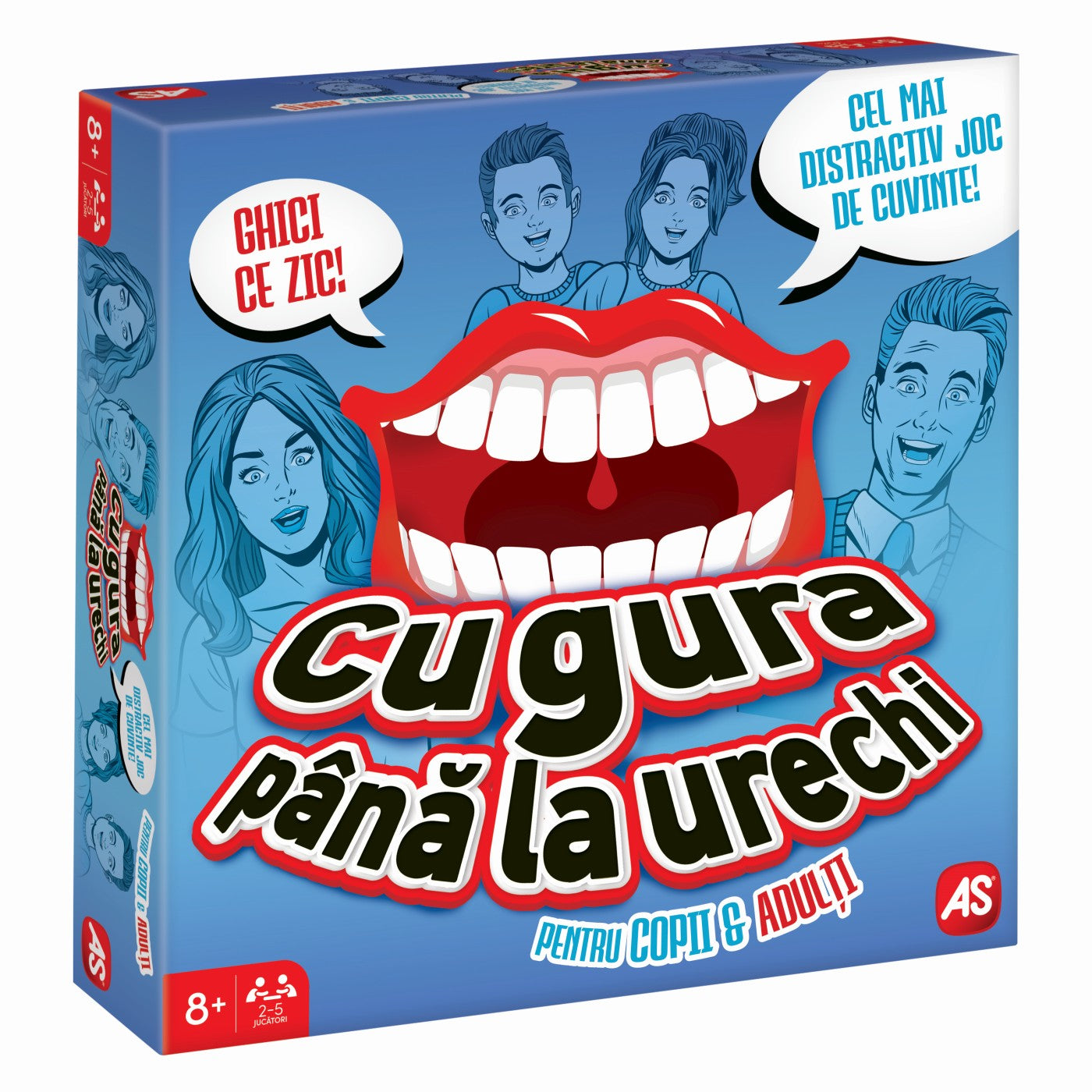 JOC CU GURA PANA LA URECHI PENTRU ADULTI SI COPII AS - Imagine 5