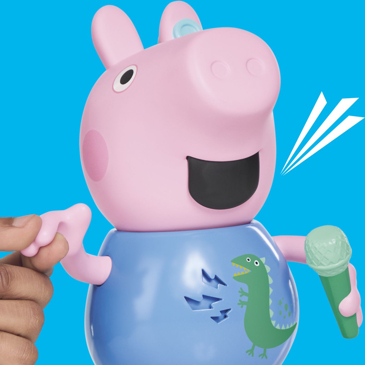 Figurină George Interactivă Peppa Pig Hasbro - Cântă și - Default Title (5) [ps:8f4a653d-e5b8-4703-aa61-16b103fdc621]