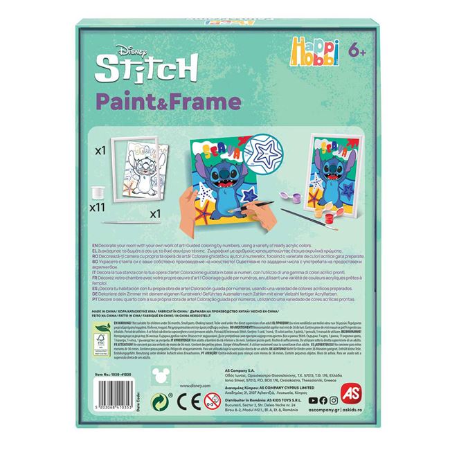 Pictură cu Numere Disney Stitch HappiHobbi Jumbo - Default Title (5) [ps:d7ef8c03-ce62-4164-9d7f-63a5ada7b980]