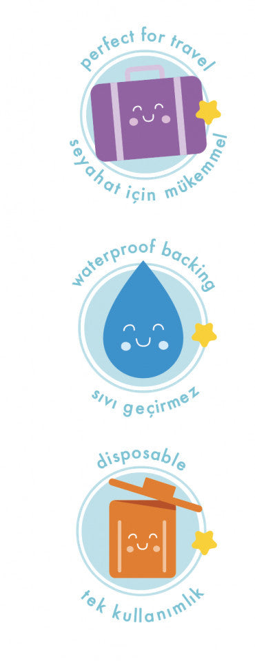 Set 20 bavete de unica folosinta BabyJem - Imagine 5