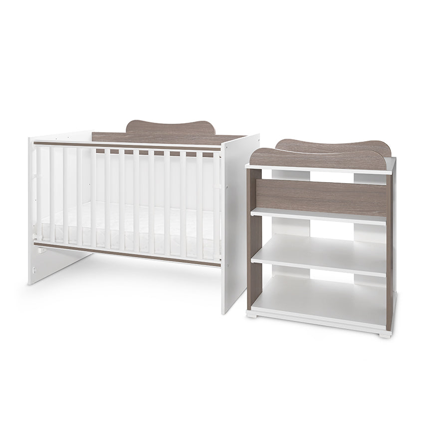 Pătuț Modular Multifuncțional Lorelli Multi, White Orchid - White & Coffee (5) [ps:c6ba8fb3-b579-4f5e-89eb-262822b3bcf1]