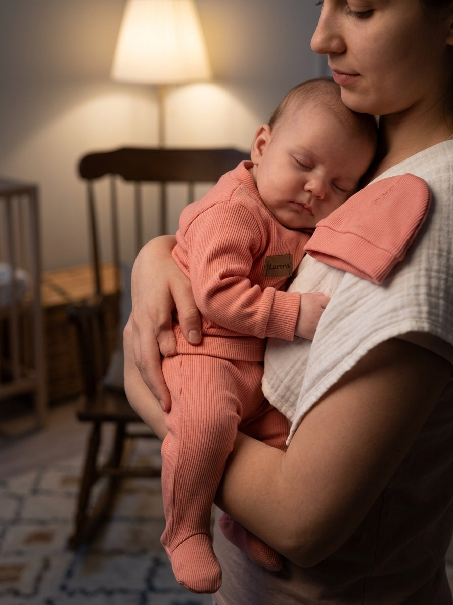 Set Nou-Născut Tricot Reiat cu Căciuliță Roz 0-3 Luni INFANT - Roz (5) [ps:061c8366-0fd0-4b05-9daa-213ab8e932b3]