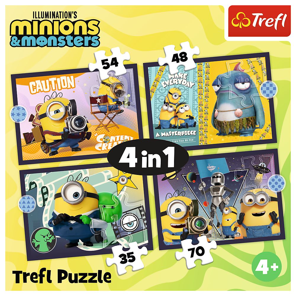 Puzzle Trefl 4in1 Noile Aventuri ale Minionilor - Default Title (5) [ps:77a64923-b1b5-4249-87a9-c8f949b988ce]