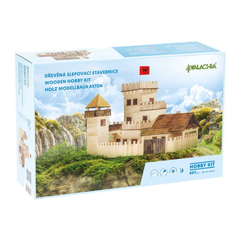 Set constructie arhitectura Castel, 607 piese din lemn, Walachia [ps:ac8f3692-fd99-438e-88ae-a9e2ea57d50f]