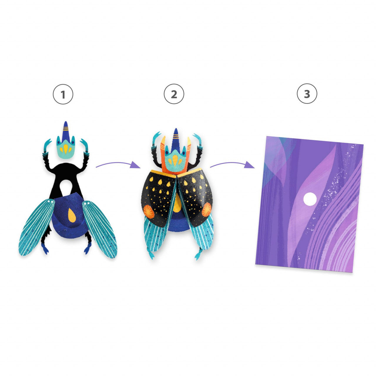 Joc creativ Insecte stralucitoare, Djeco - Imagine 4 [ps:57e5e03d-8a6b-4d58-961d-518b71e46f89]