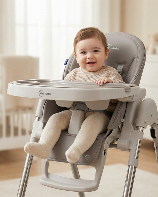 MIILUNA SCAUN DE MASA PLIABIL ANDROMEDA, GREY VIVA TOYS - Imagine 5