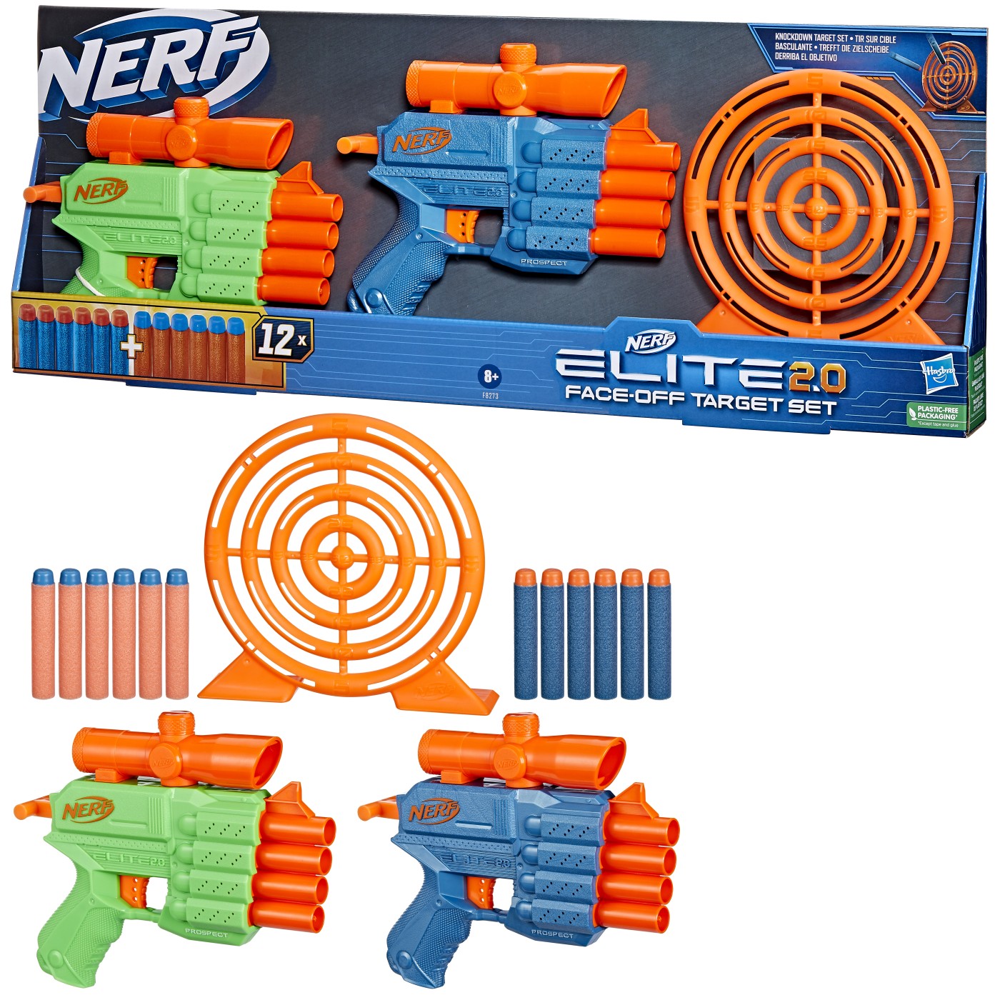 NERF BLASTER NERF SET ELITE 2.0 FACE OFF TARGET SET Hasbro - Imagine 9 [ps:de24b340-a969-4c77-af6e-65c0972267a0]