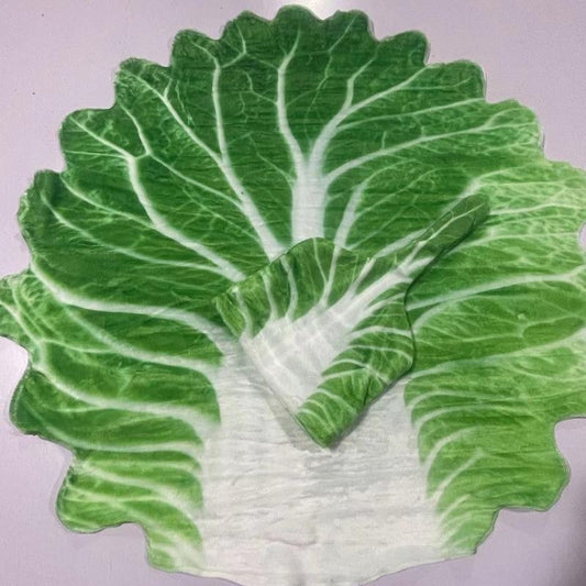 Set Pătură Flanel și Căciulă Flippy Frunză de Salată, Verde - Verde (5) [ps:c023a695-0fde-42ea-9177-bfdee1e34a16]