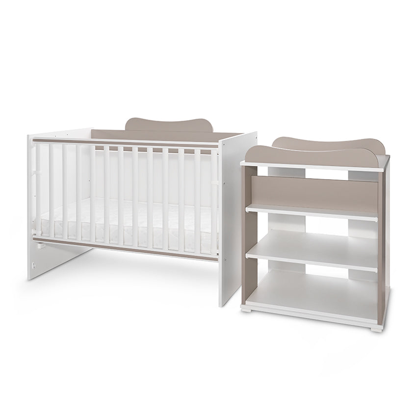 Pătuț Modular Multifuncțional Lorelli Multi, White Orchid - alb bej (5) [ps:b27ce582-df60-4f4d-a68f-207d53b08c60]