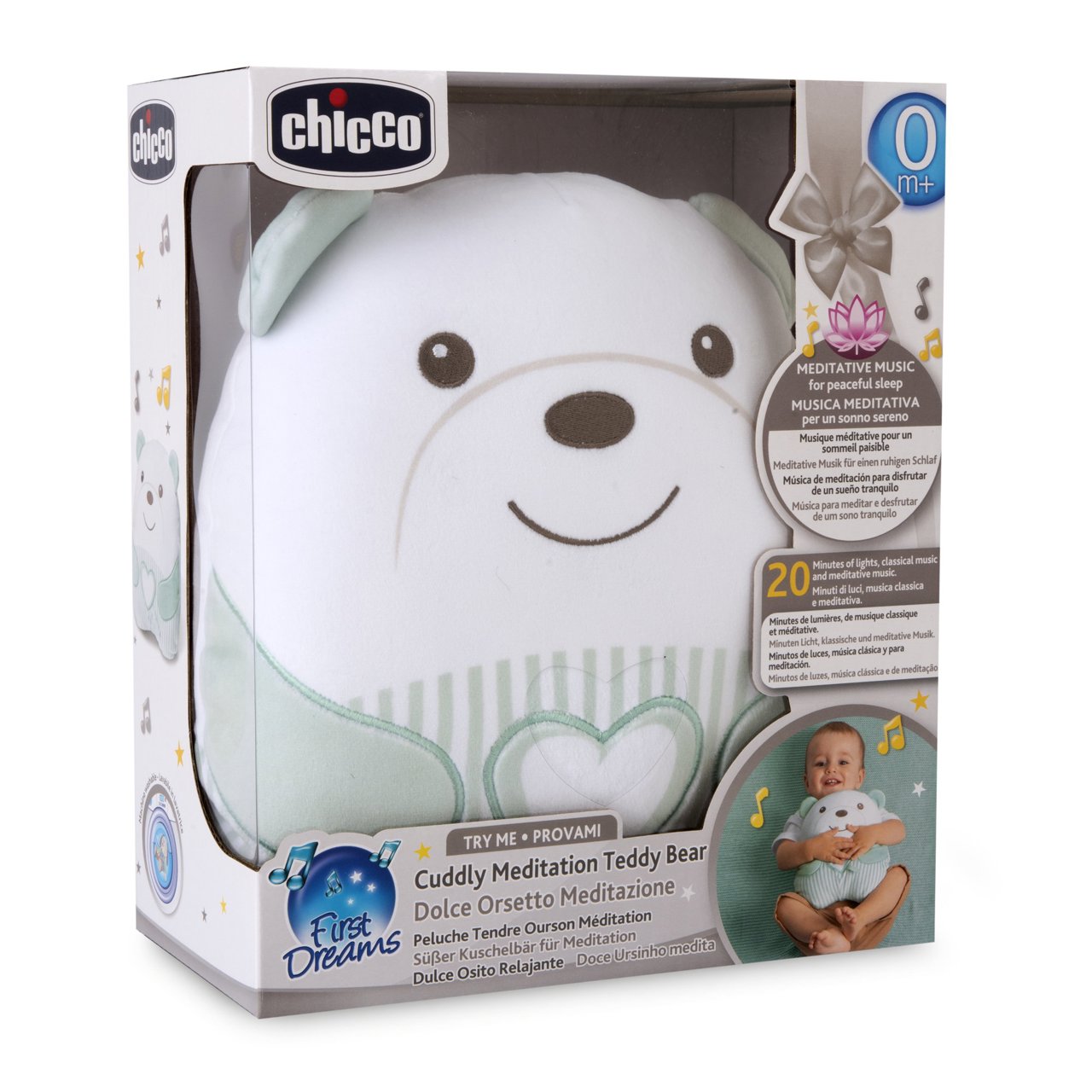 Jucarie ursulet de plus Chicco First Dreams pentru - Verde (5) [ps:4985bf64-aff6-40f4-ad52-8703026a18d9]