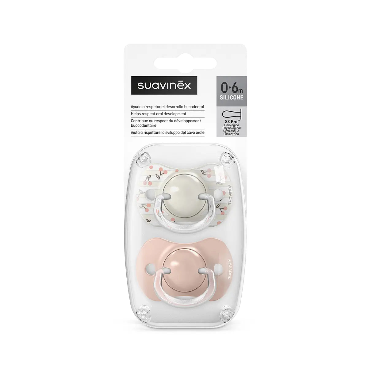 Suzețe Fiziologice SX Pro 0-6 Luni Vanilie Birdies | - Roz (5) [ps:38d24591-2558-462d-b928-7835135b1e08]
