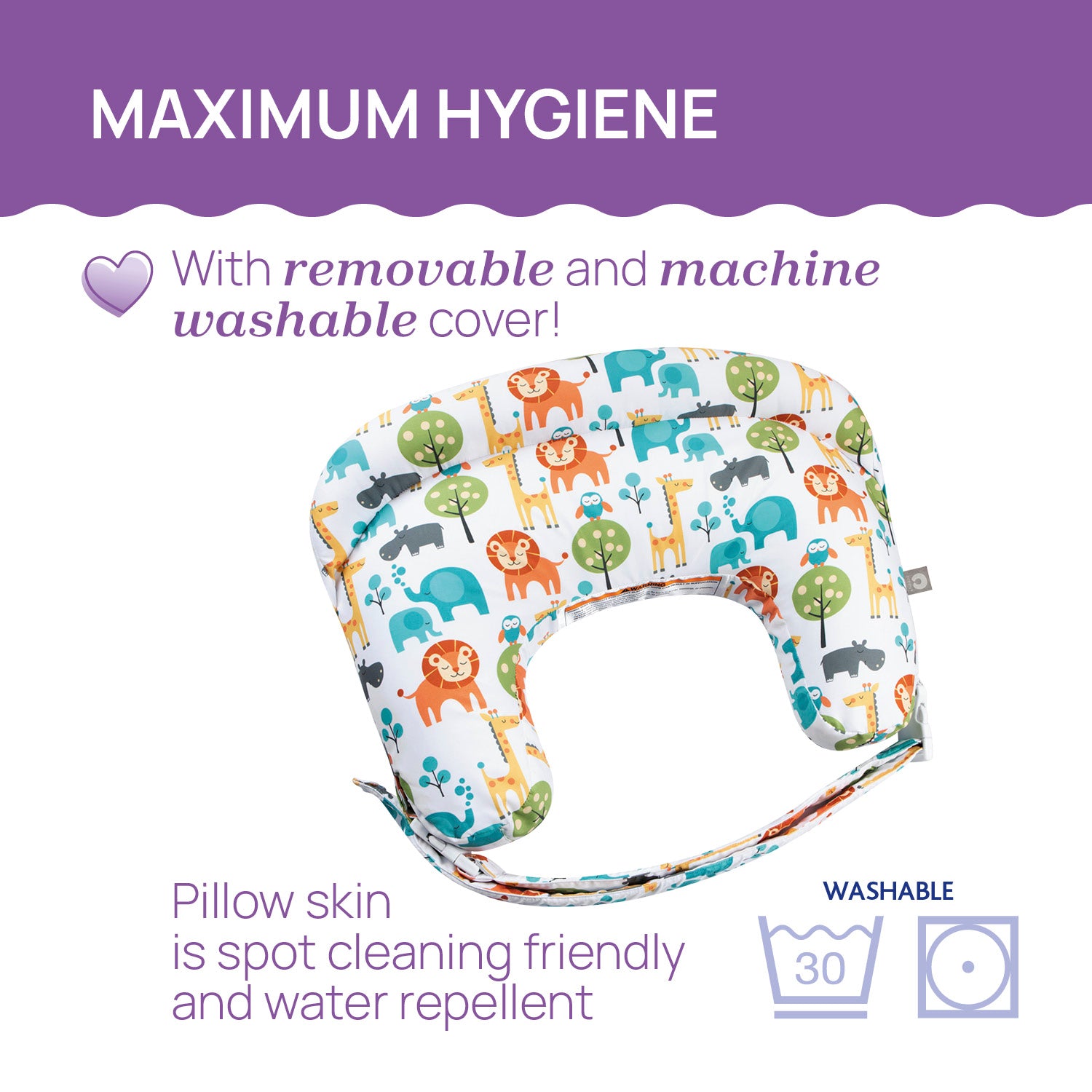 Perna alaptare Chicco Boppy Deluxe, Confetti, 0luni+ - Hello Baby (5) [ps:b7a475a6-538a-48f8-bcf9-e65e40c38137]