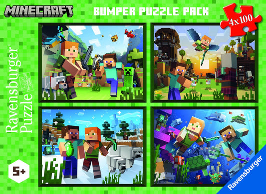 Puzzle Minecraft 4in1 Ravensburger - Set Jucării Creative - Default Title (5) [ps:213be8d4-078a-4d83-9257-5776f61aff27]