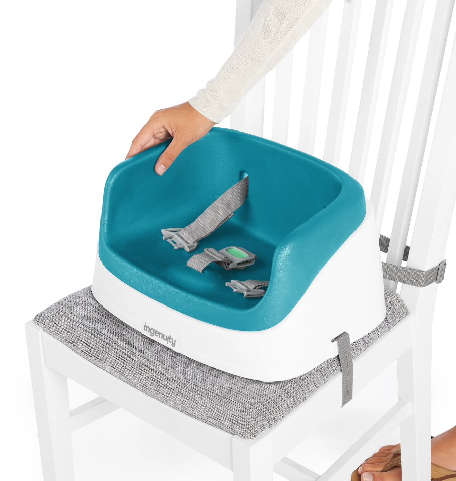 Scaun Masă Ingenuity Booster Toddler SmartClean, Peacock - Default Title (5) [ps:17d066b6-1a51-498e-8a89-9495b3856388]