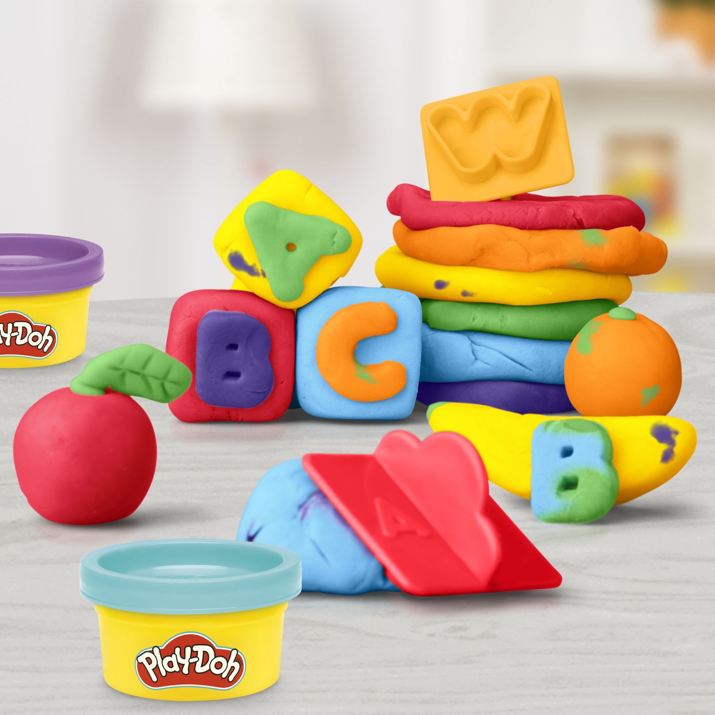 Play-Doh Set Forme Litere Hasbro - Jucărie Creativă - Default Title (5) [ps:1c5943ea-77f2-4235-bc88-f4c5f591a8d5]