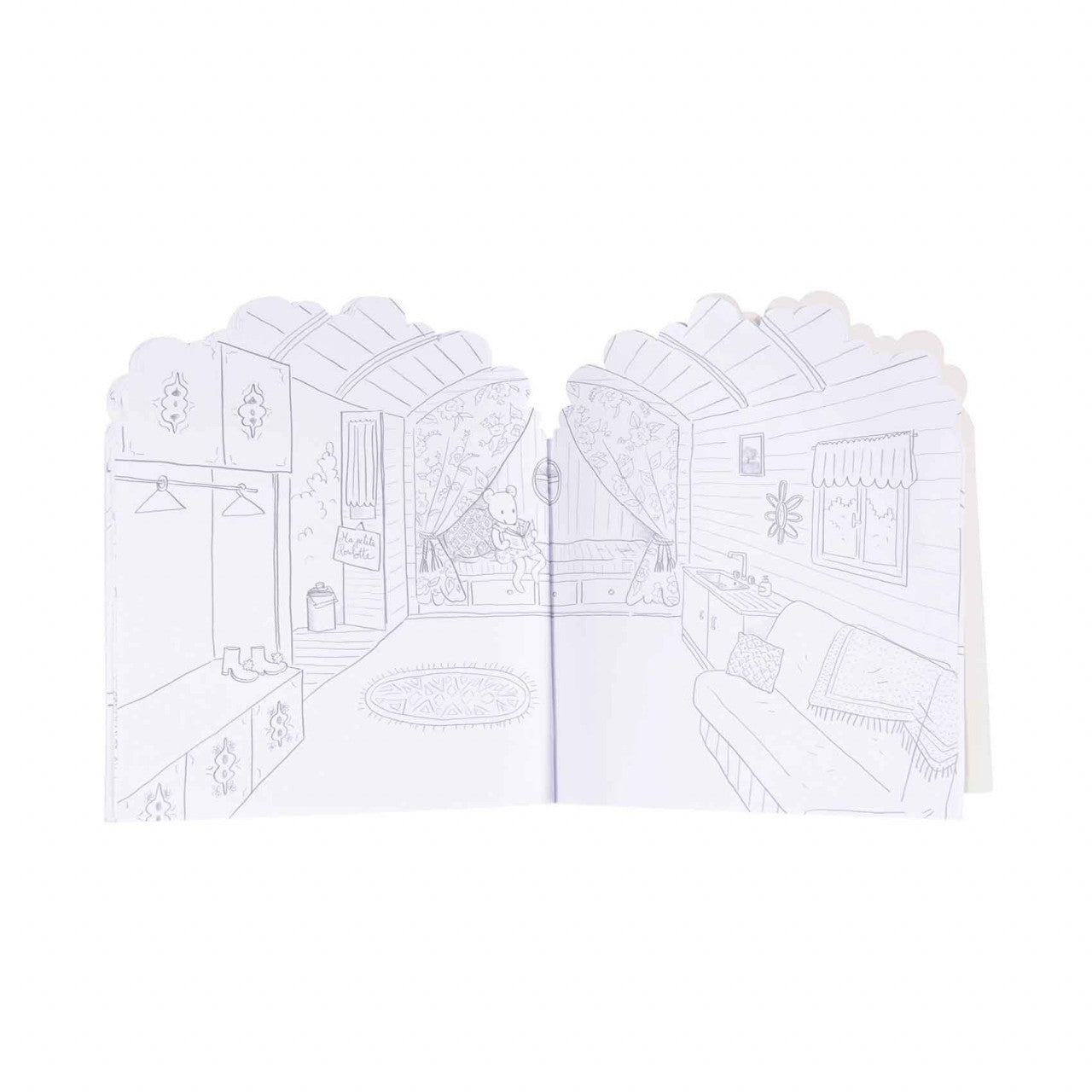 Carte de colorat cu stickere Marea familie, Moulin Roty - Imagine 2 [ps:c0fc299b-c7fd-4391-9fd9-75b30b4de70c]