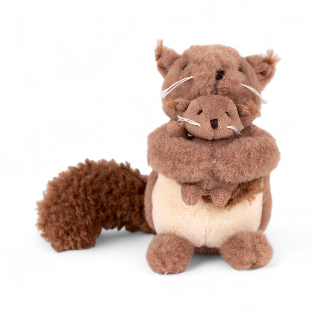 Veverita de plus cu puiut, Egmont Toys [ps:f1d830d4-a319-4224-96bd-18166173a4dd]