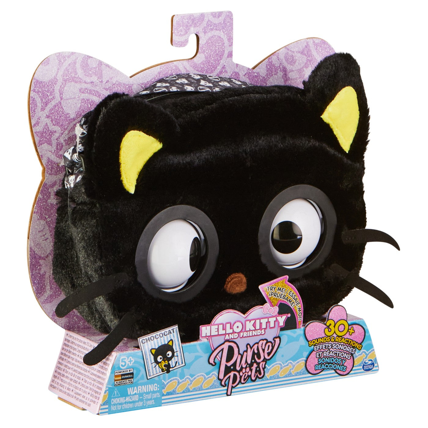 PURSE PETS HELLO KITTY SI PRIETENII CHOCOCAT Spin Master - Imagine 5