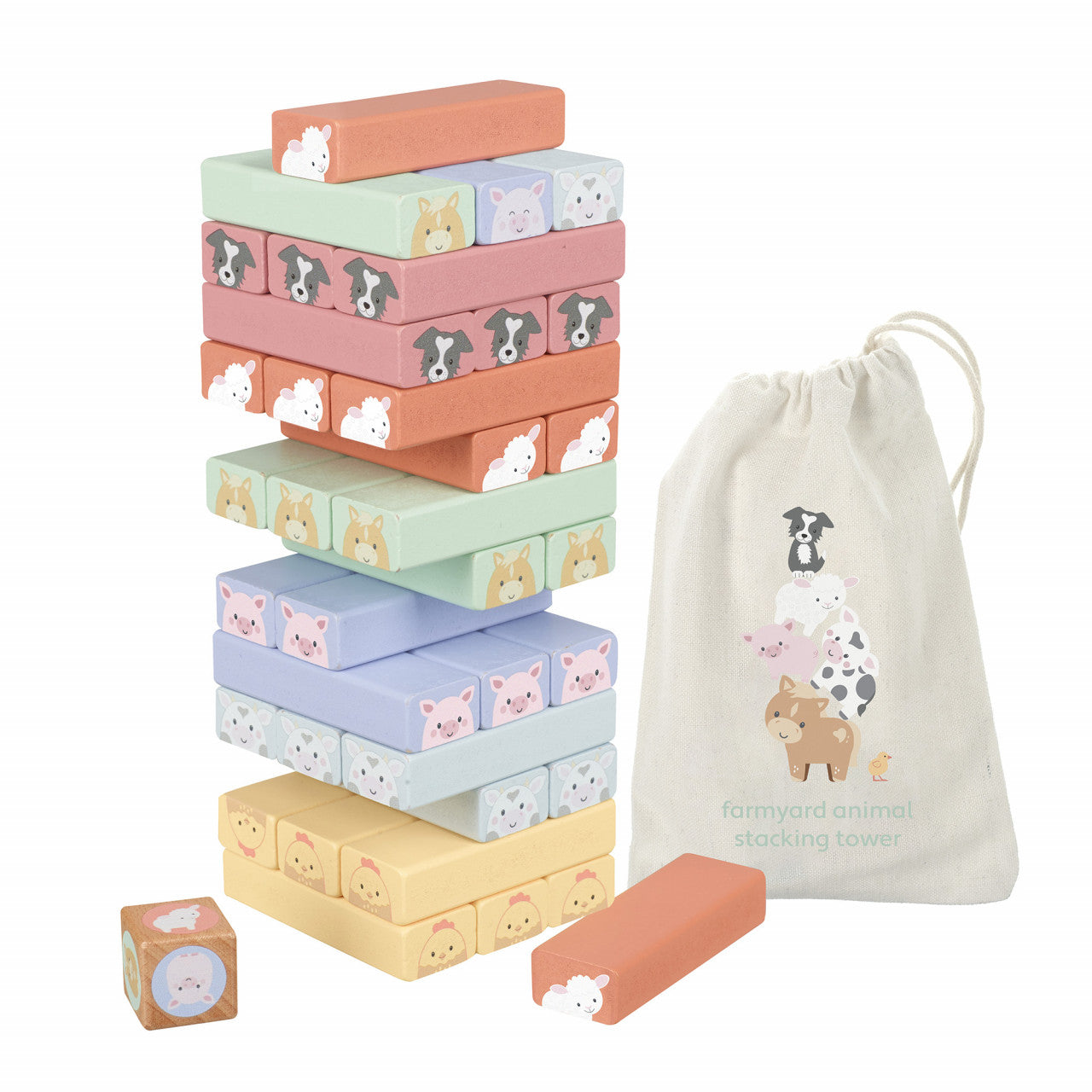 Turnul instabil cu animale de ferma, Orange Tree Toys - Imagine 4 [ps:126eb8ce-939e-48e4-b872-165b573b0539]