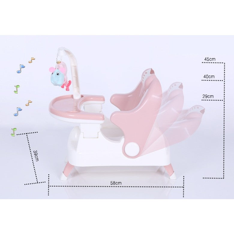 Scaun Copii 2 in 1 Flippy, Masa și Baie, Roz - Roz (5) [ps:d69cdb8c-bc13-4903-9051-07028fab616e]