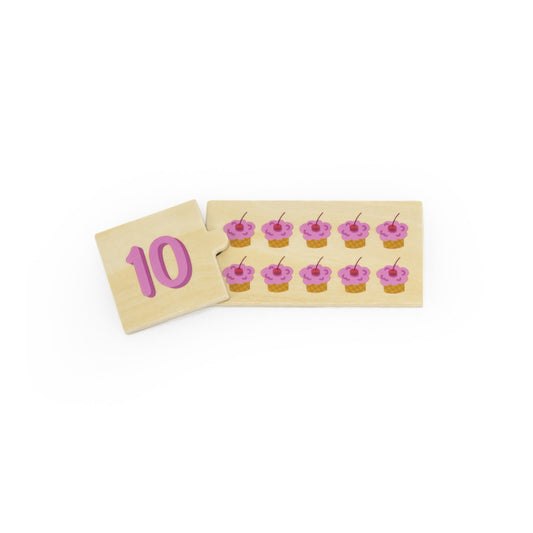 Set puzzle Potriveste numarul, Viga [ps:243a2481-d202-4329-b68e-e21cda9c23f9]