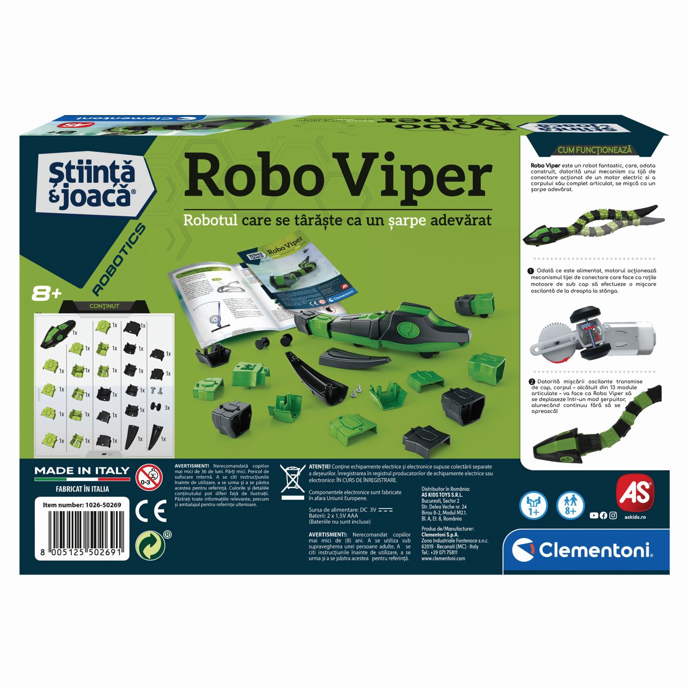 STIINTA SI JOACA ROBOTICS ROBOTUL SARPE AS - Imagine 8 [ps:75ed0bd7-2792-4969-9607-871d20aa792a]