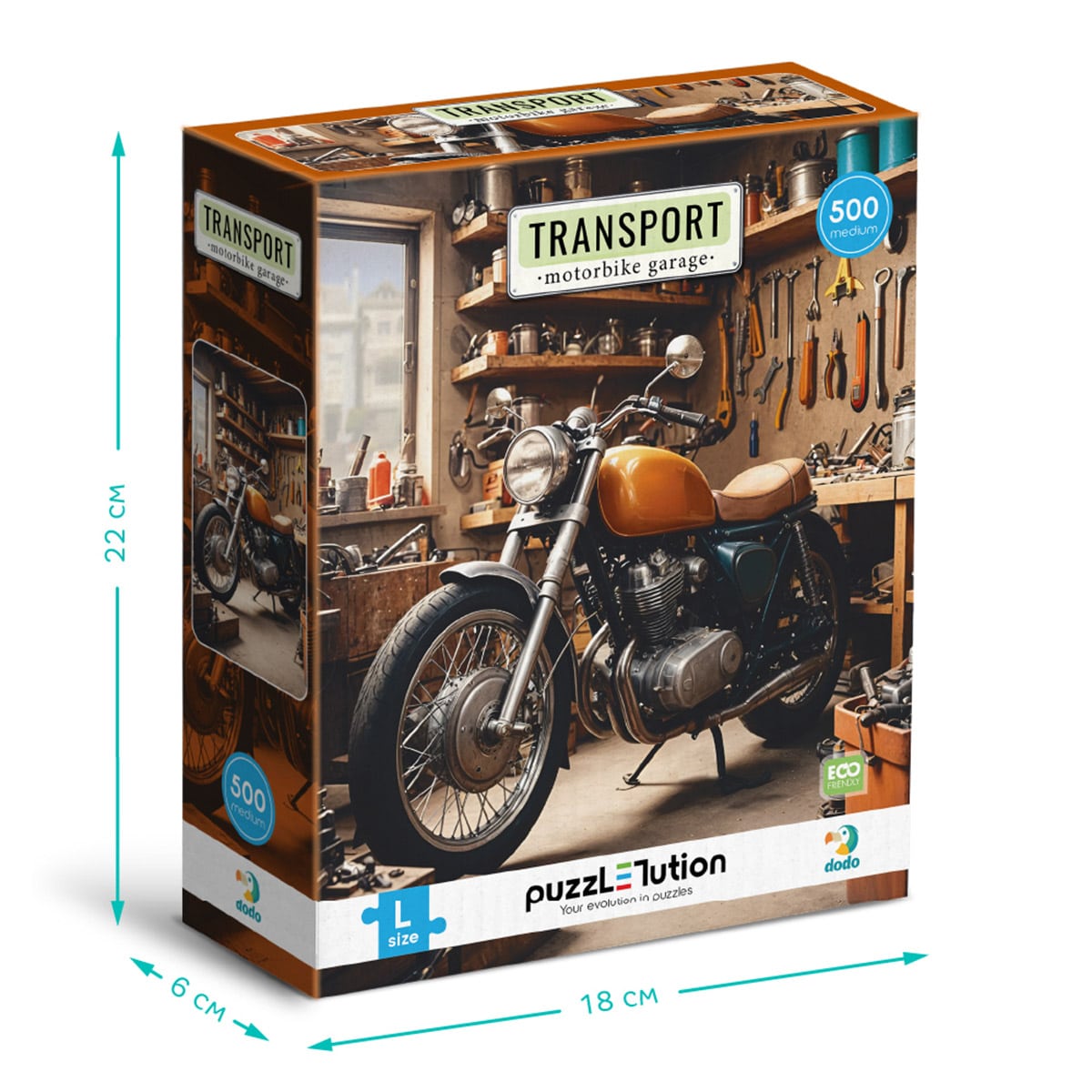 Puzzle Motorbike Garage Dodo Toys, 500 piese - Default Title (5) [ps:a48128b3-b8c6-4a4b-8b3c-cd2482f4c3ef]