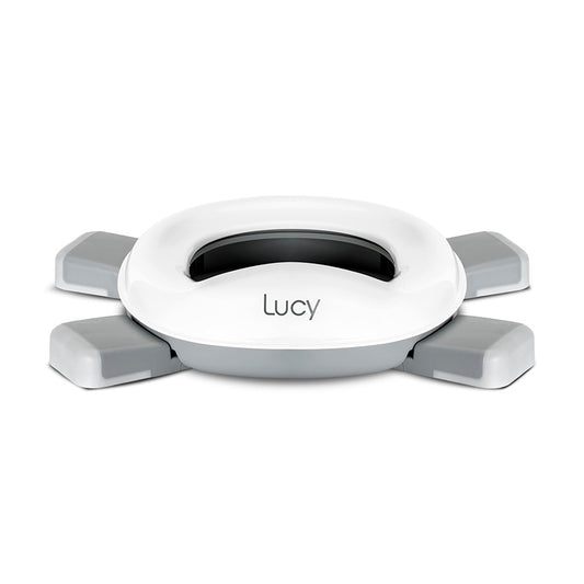 Olita pliabila de voiaj 2in1, Lucy, cu functie reductor WC, include geanta de transport si 20 saci de unica folosinta, Grey - Imagine 5 [ps:7666d04b-2bb6-4db5-996f-ab61b0ad706f]