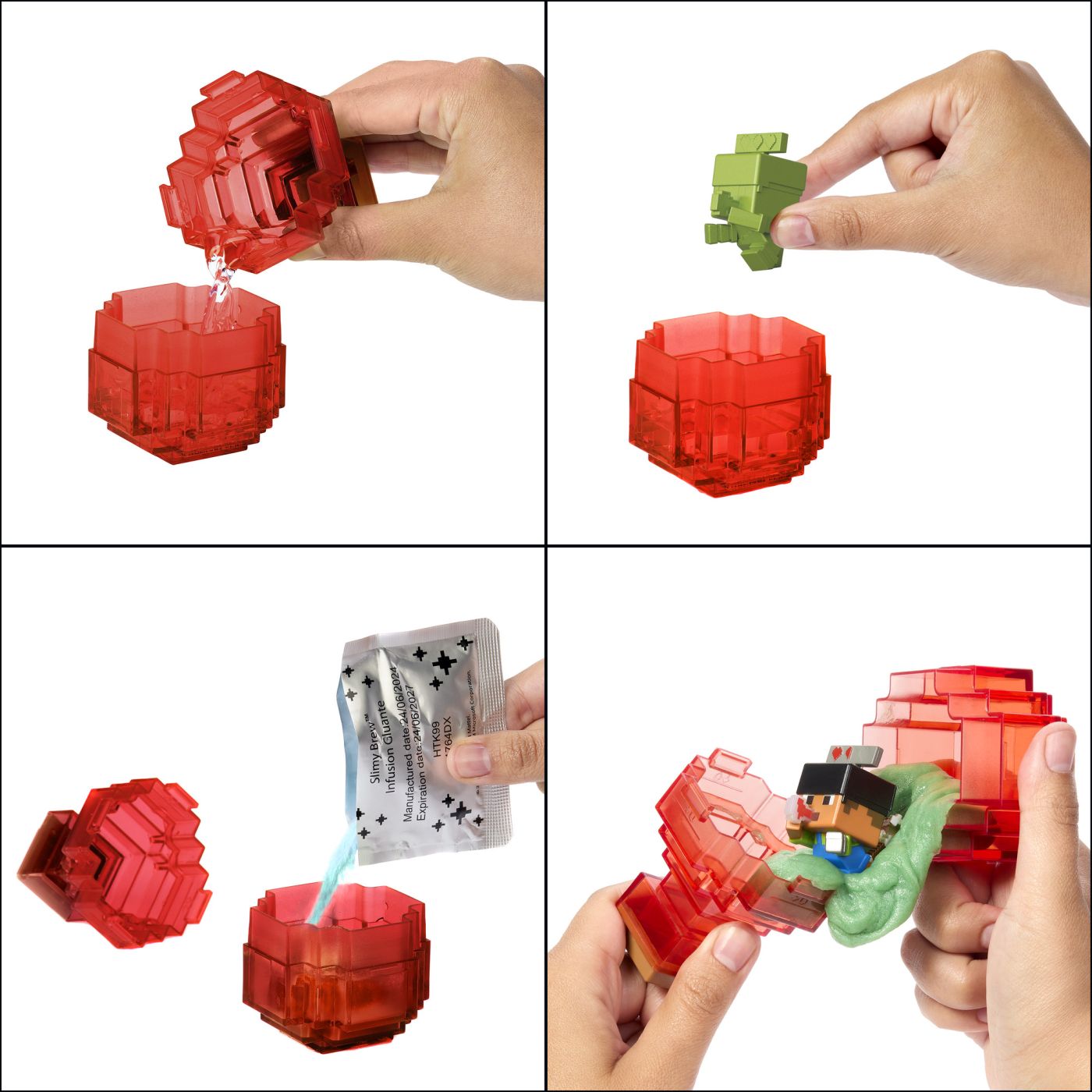 Minecraft Mini Mode Set Explorare Minieră - Mattel - Roșu (5) [ps:c235bbcd-08de-41eb-ab9e-f5637ffad4eb]