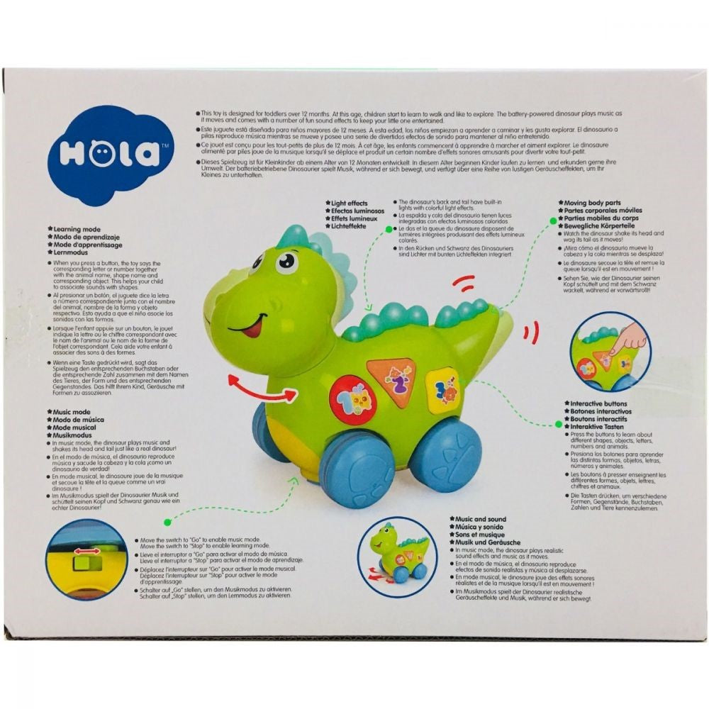 BABY DINOZAURUL INTERACTIV CU MISCARI MELODII SI LUMINI - Imagine 7 [ps:24240b80-9502-43de-97c7-be94abc242f5]