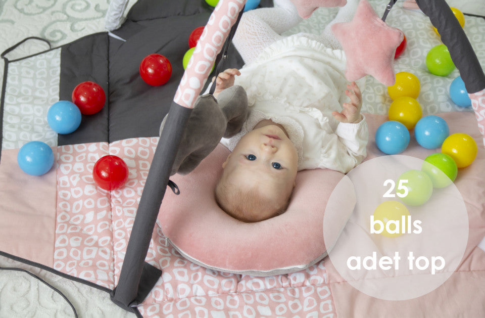 Centru de joaca cu bile BabyJem Toy Ball Play Mat (Culoare: Verde) [ps:4c2a4b64-2a41-4744-a9fb-39fa86964d80]