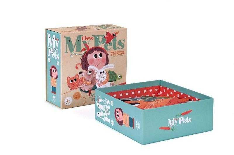 Puzzle reversibil Animale de companie, Londji - Imagine 3 [ps:8f3f1441-37d2-4bd8-abaf-ab3221ecd5e8]