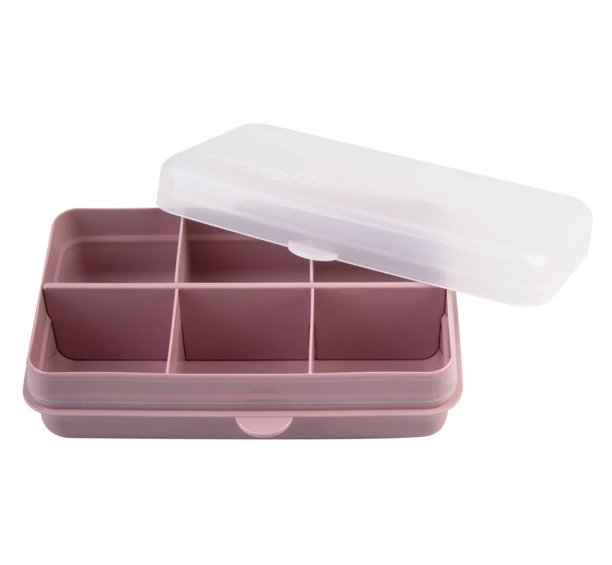 CUTIE SNACK 6 COMPARTIMENTE, MELII LUXE, PINK [ps:4bd9c0d6-89c8-4951-9aa2-bc90d2abba18]