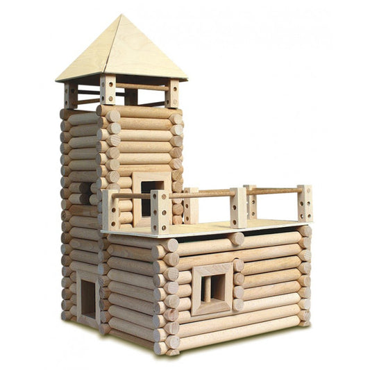 Set constructie arhitectura Vario Box, 450 piese din lemn (VARIO + XL + FORT), Walachia [ps:c953fa9b-ef96-4fb5-b9c5-94b1c7350fc1]
