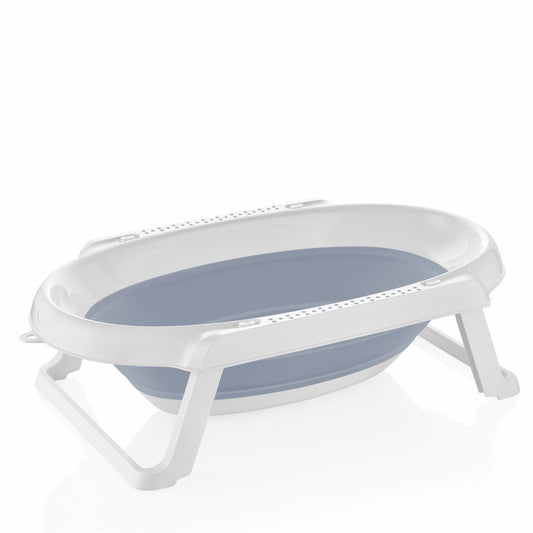 Cadita pliabila BabyJem (Culoare: Turcoaz) - Gri